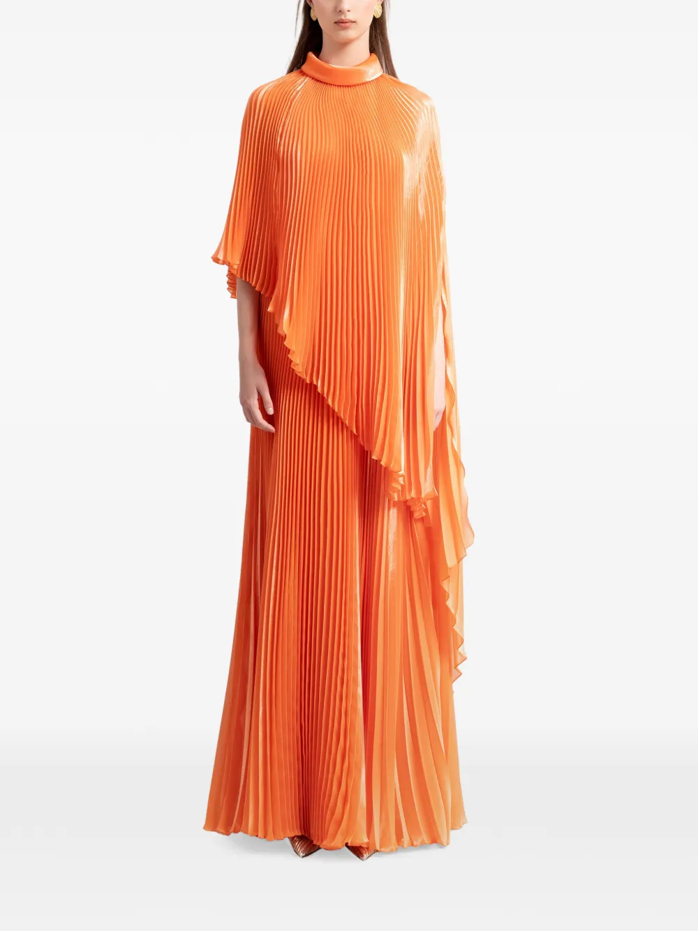 Gemy Maalouf Asymmetrische jurk Oranje