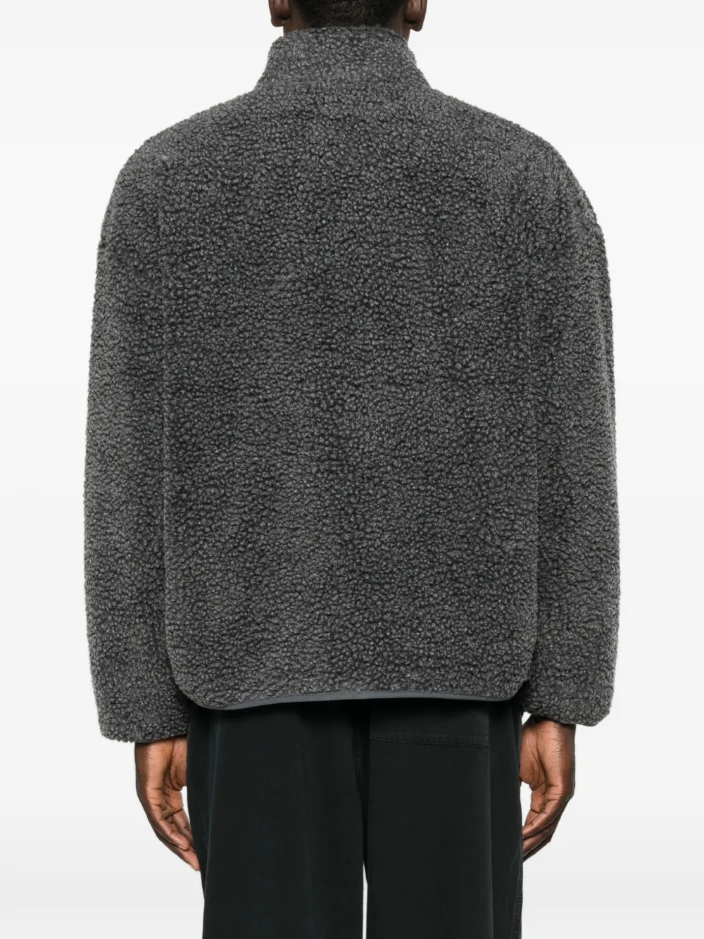 American Vintage Sweater met rits Grijs
