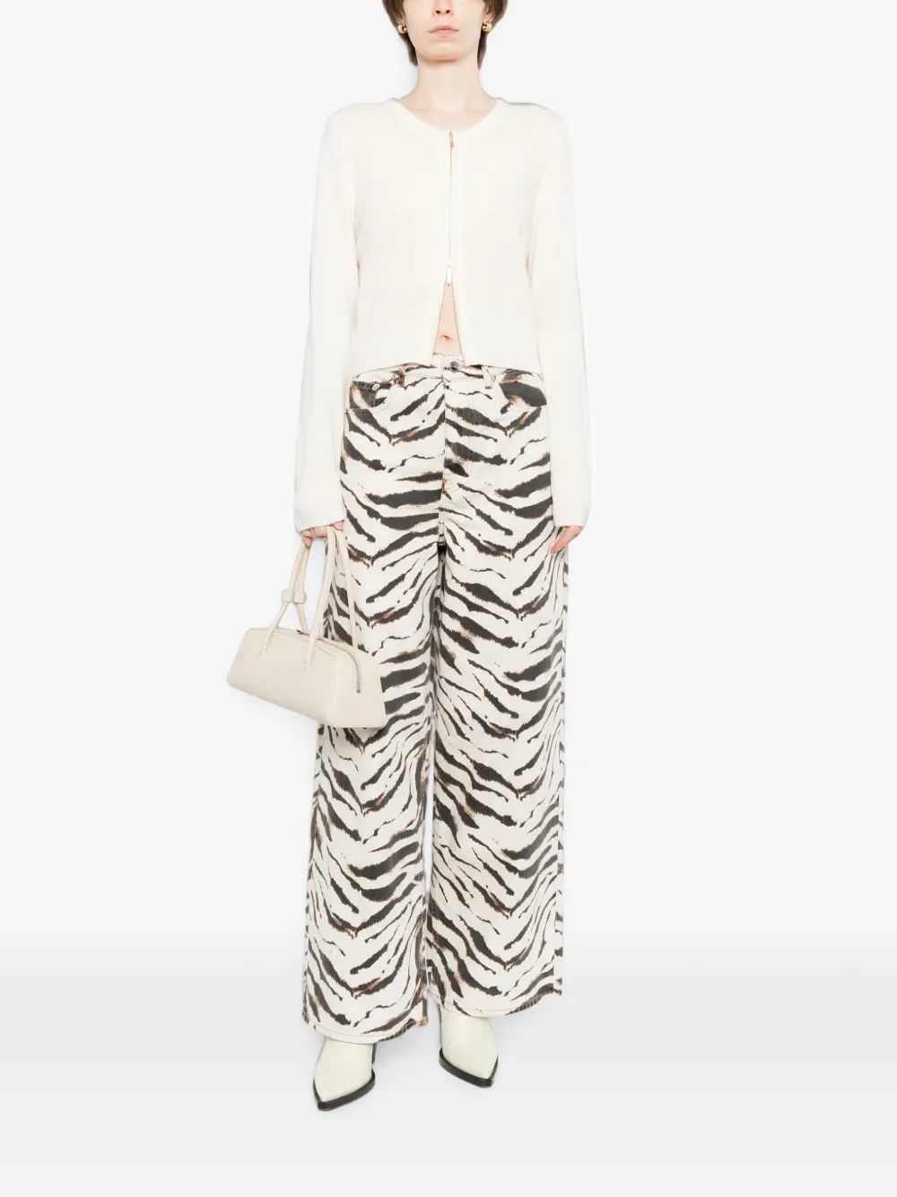 N.Peal Ivy vest met rits Beige