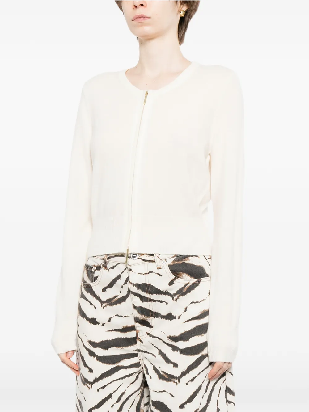 N.Peal Ivy vest met rits Beige