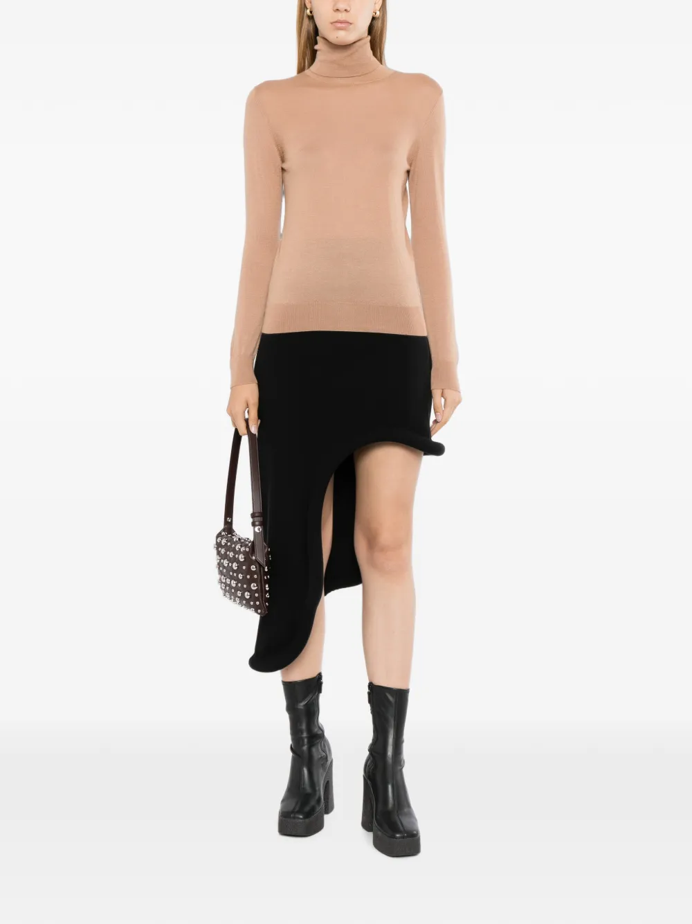 N.Peal Margot top met col Beige