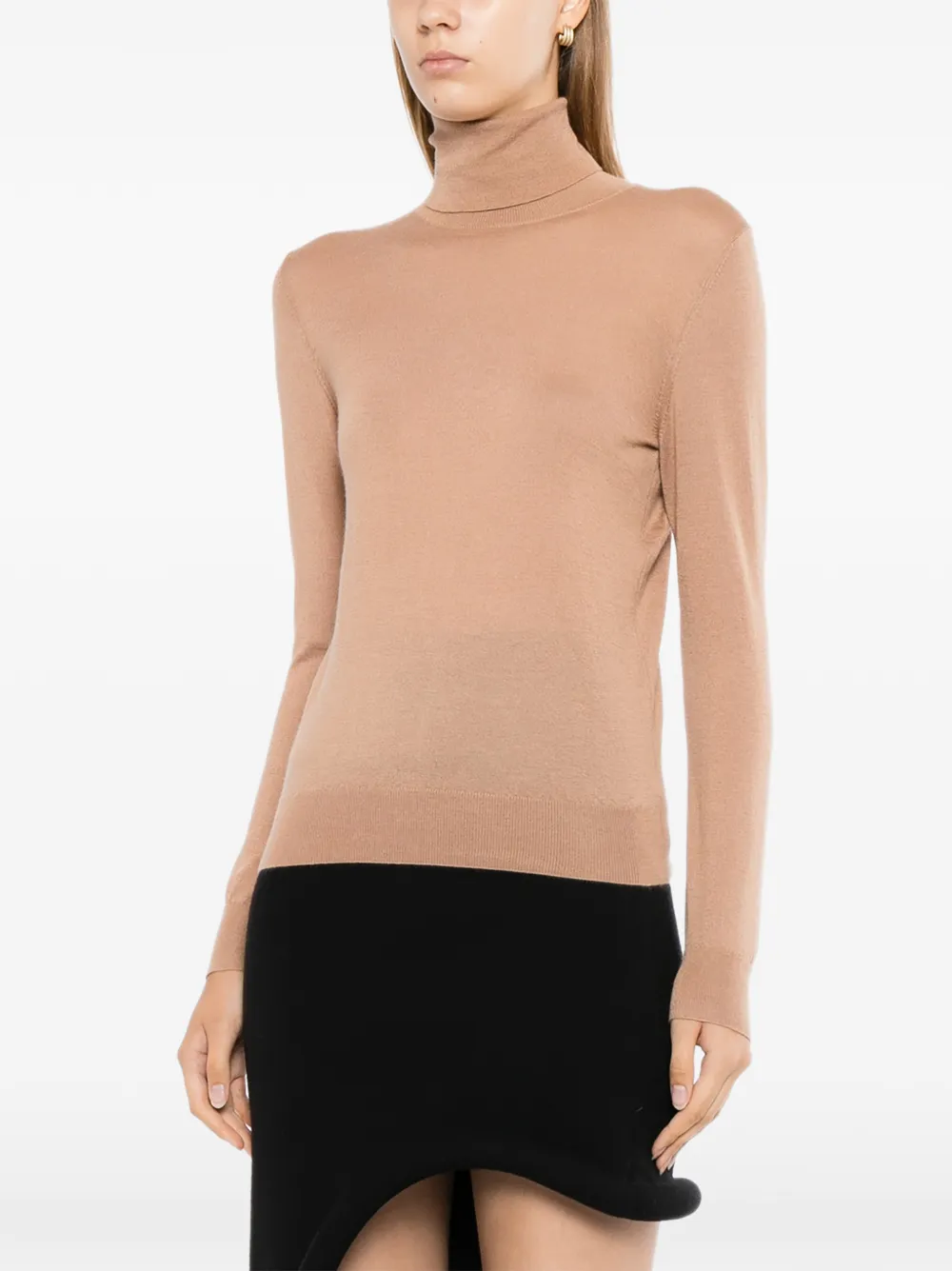 N.Peal Margot top met col Beige
