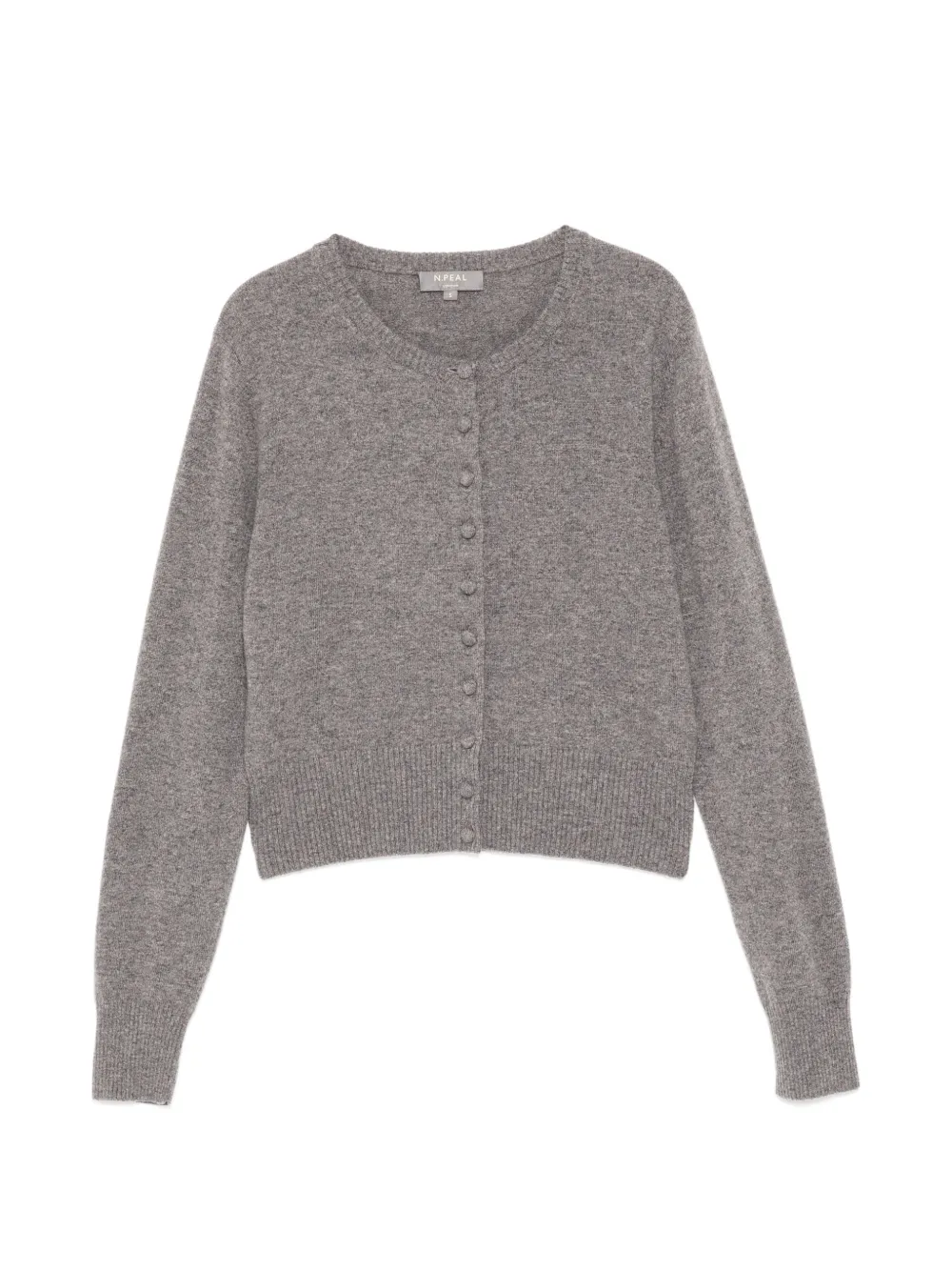 N.Peal covered-button cashmere cardigan