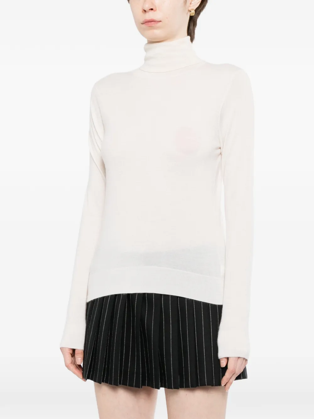 N.Peal Margot top met col Beige