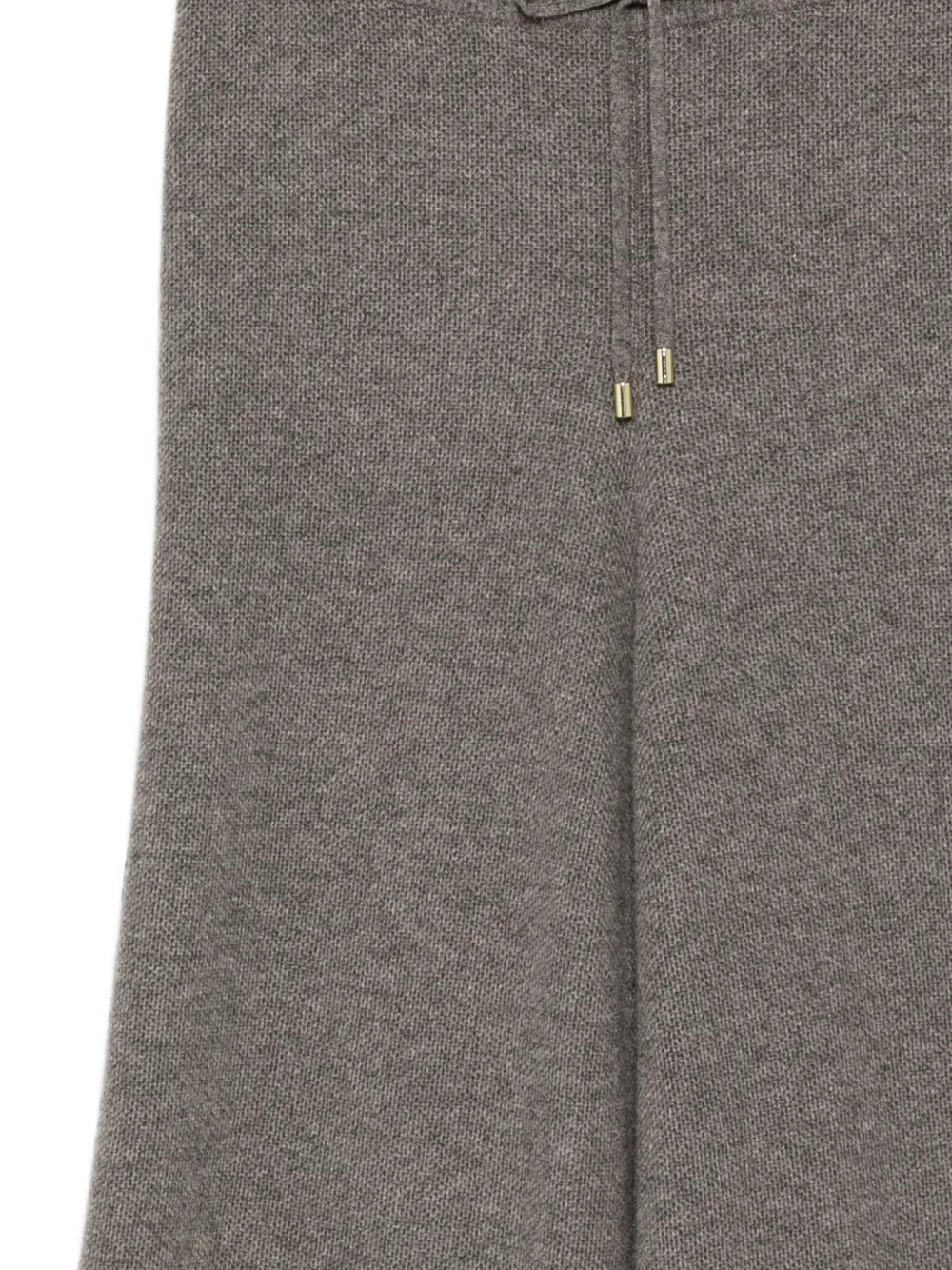 N.Peal Honeycomb gebreide kasjmier broek Grijs