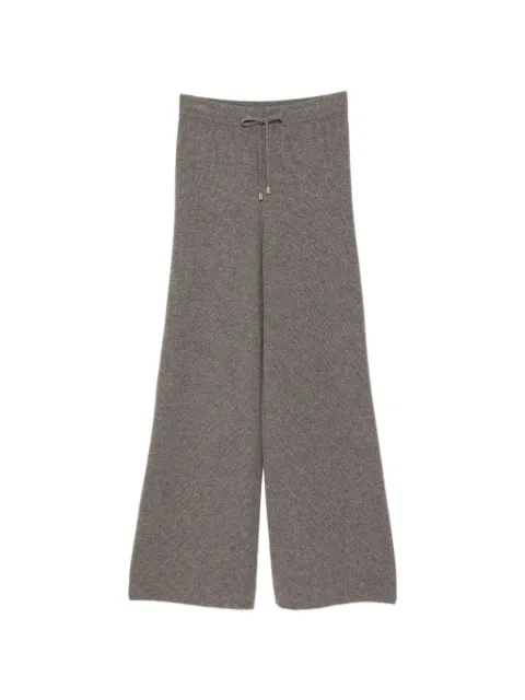 N.Peal honeycomb-knit cashmere trousers