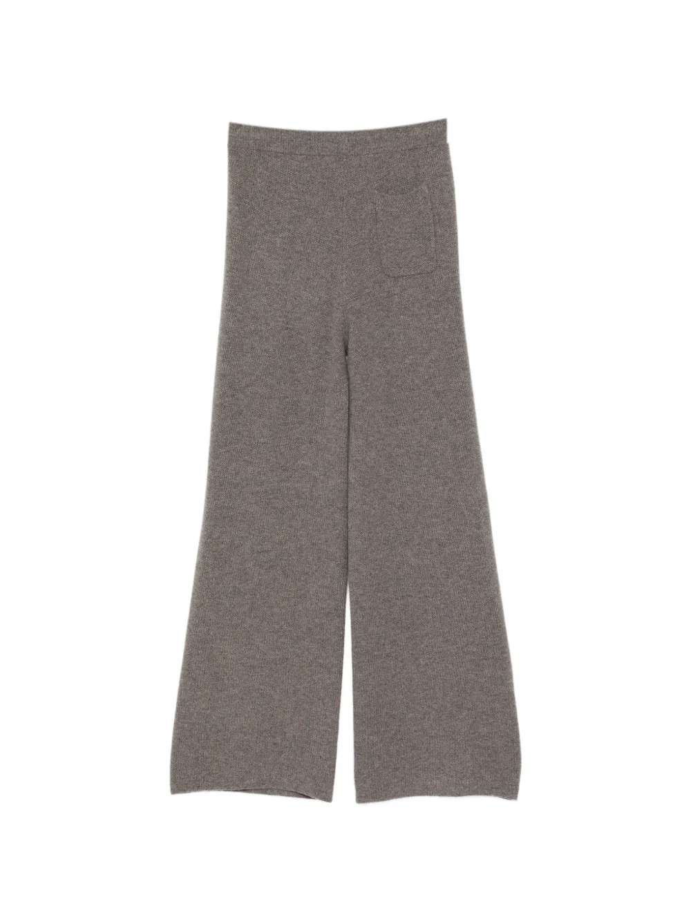 N.Peal Honeycomb gebreide kasjmier broek Grijs