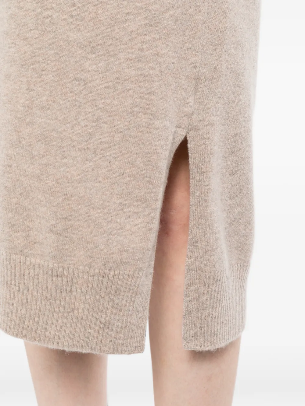 N.Peal Kasjmier trui met ronde hals Beige