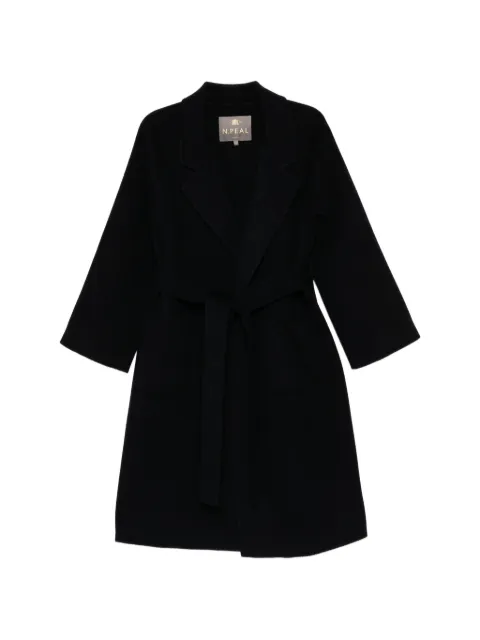 N.Peal belted woven coat