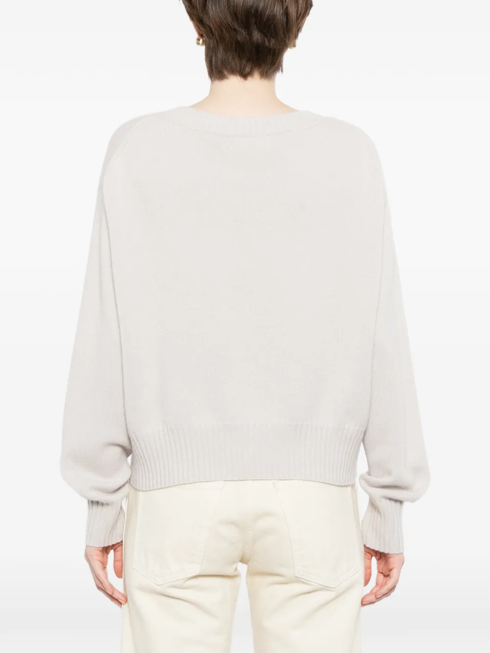 N.Peal Cropped top met boothals Beige