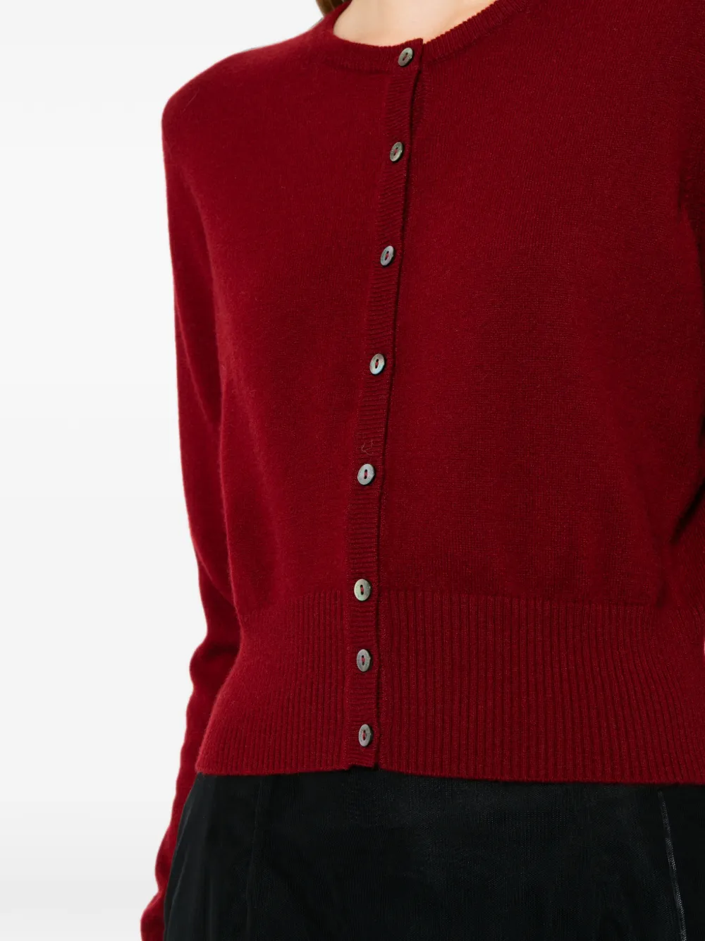 N.Peal Ivy vest Rood