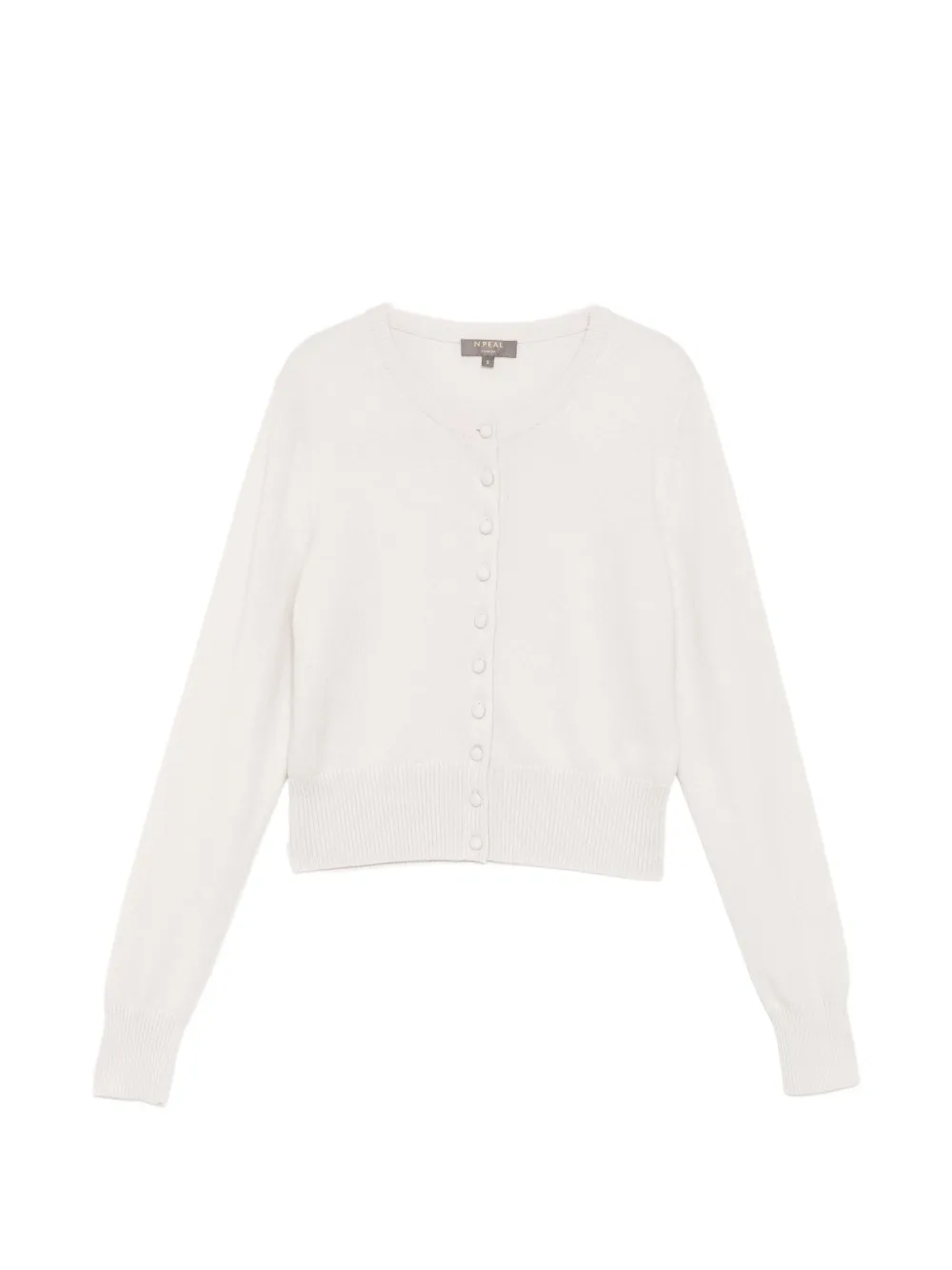 N.Peal covered-button cashmere cardigan