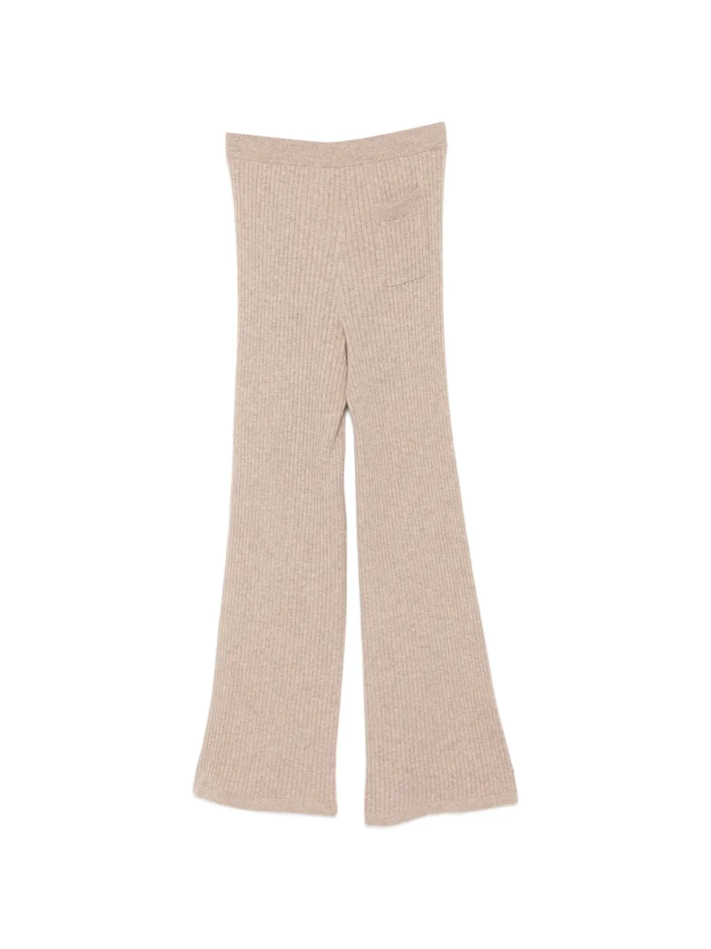 N.Peal Ribgebreide broek Beige