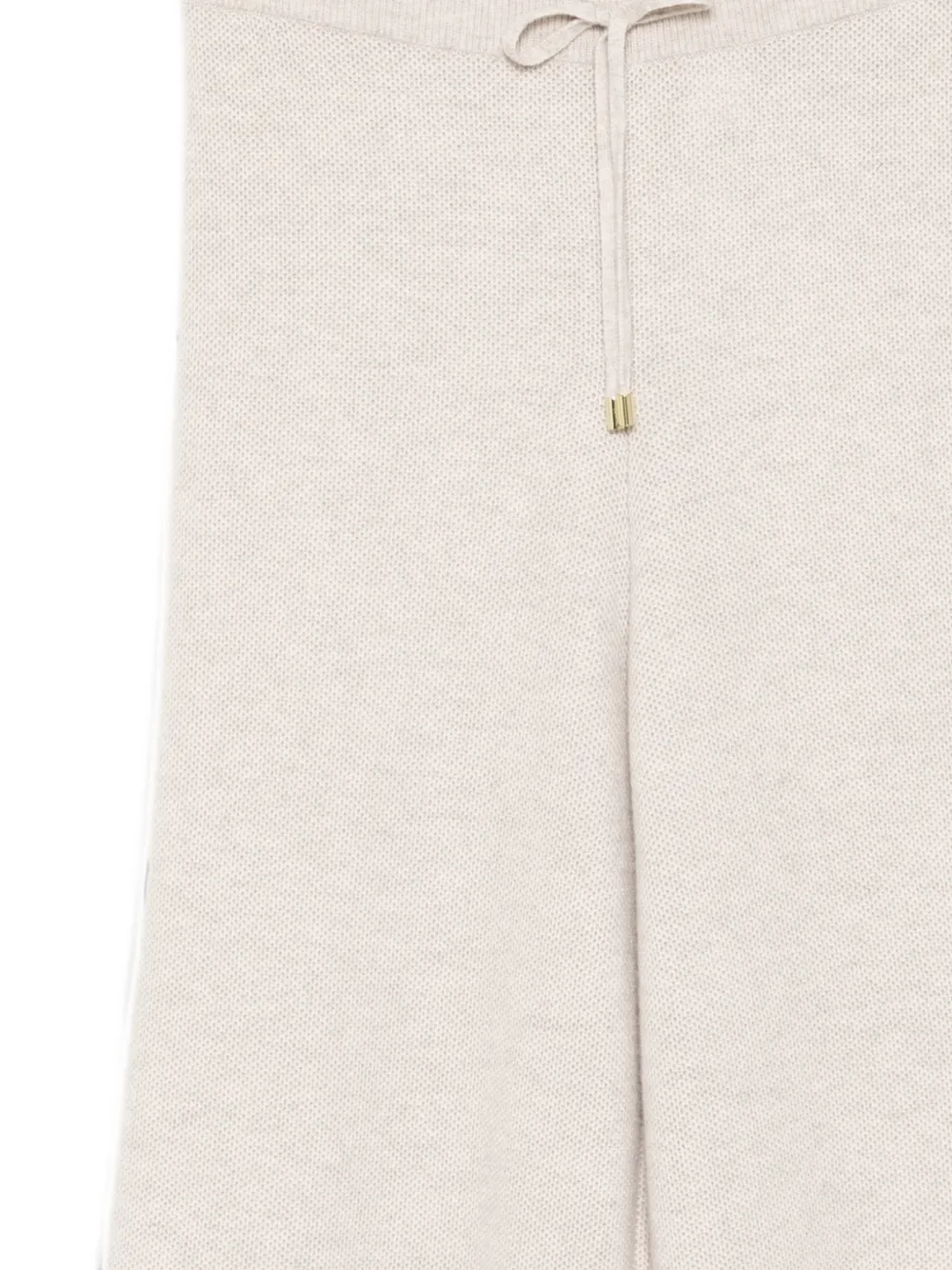 N.Peal Kasjmier broek met honingraatpatroon Beige