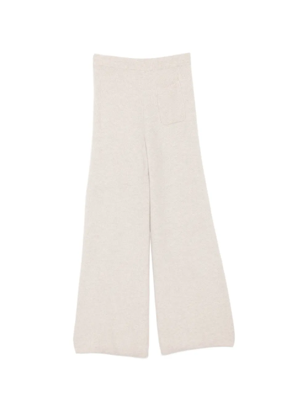 N.Peal Kasjmier broek met honingraatpatroon Beige