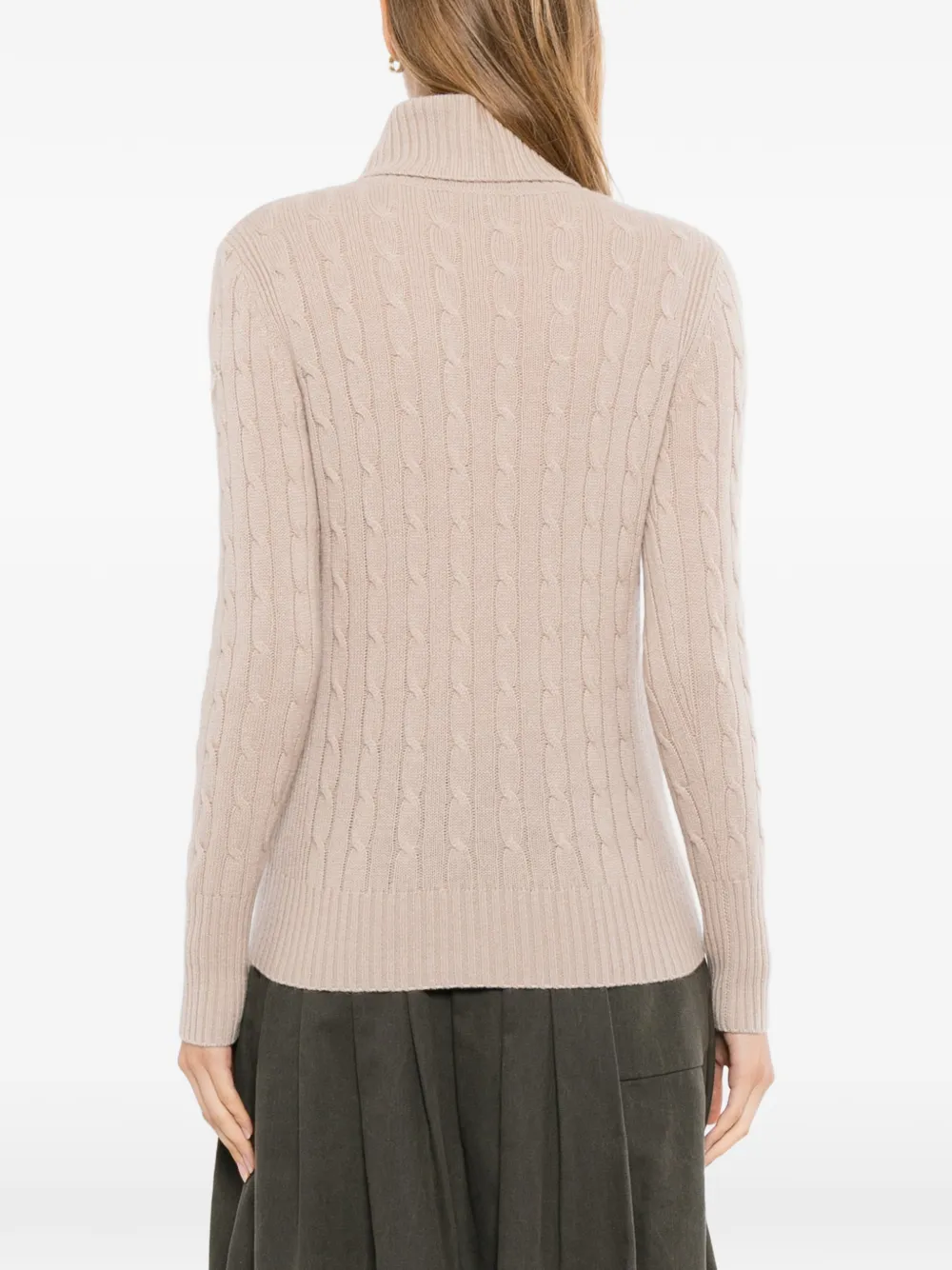 N.Peal Adelyn gebreide top met col Beige