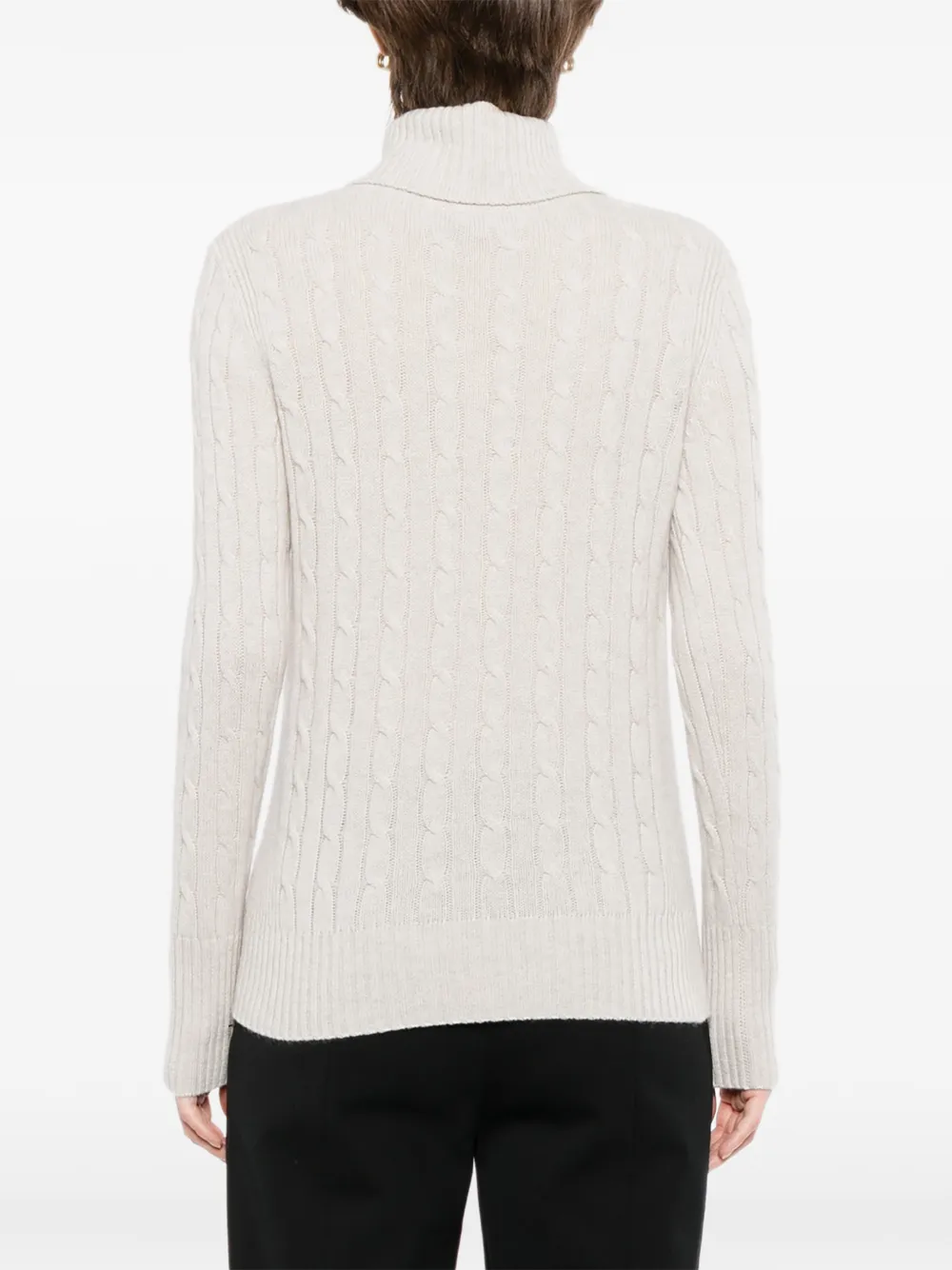N.Peal Adelyn kabelgebreide top Beige