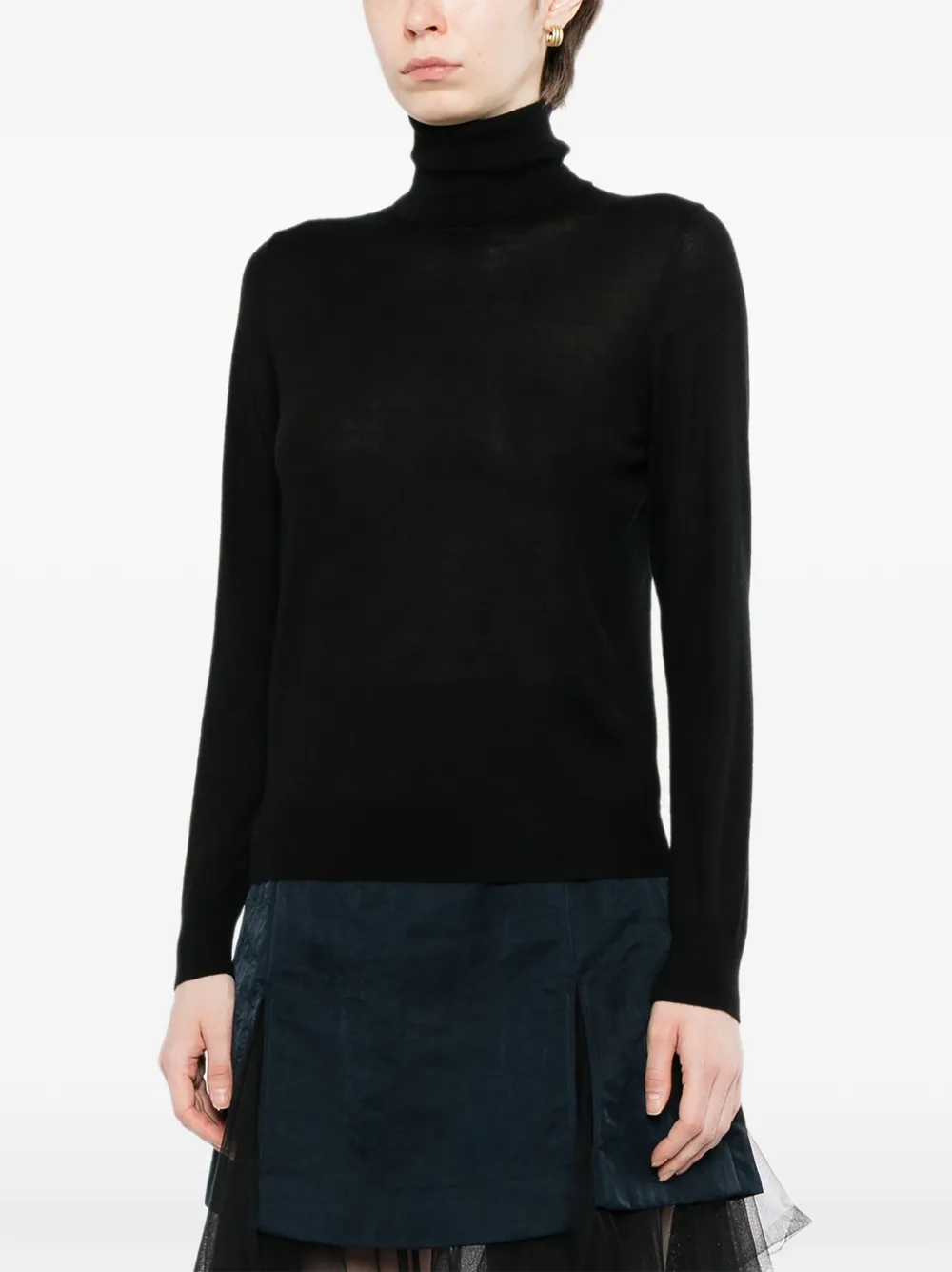 N.Peal Margot top met col Zwart
