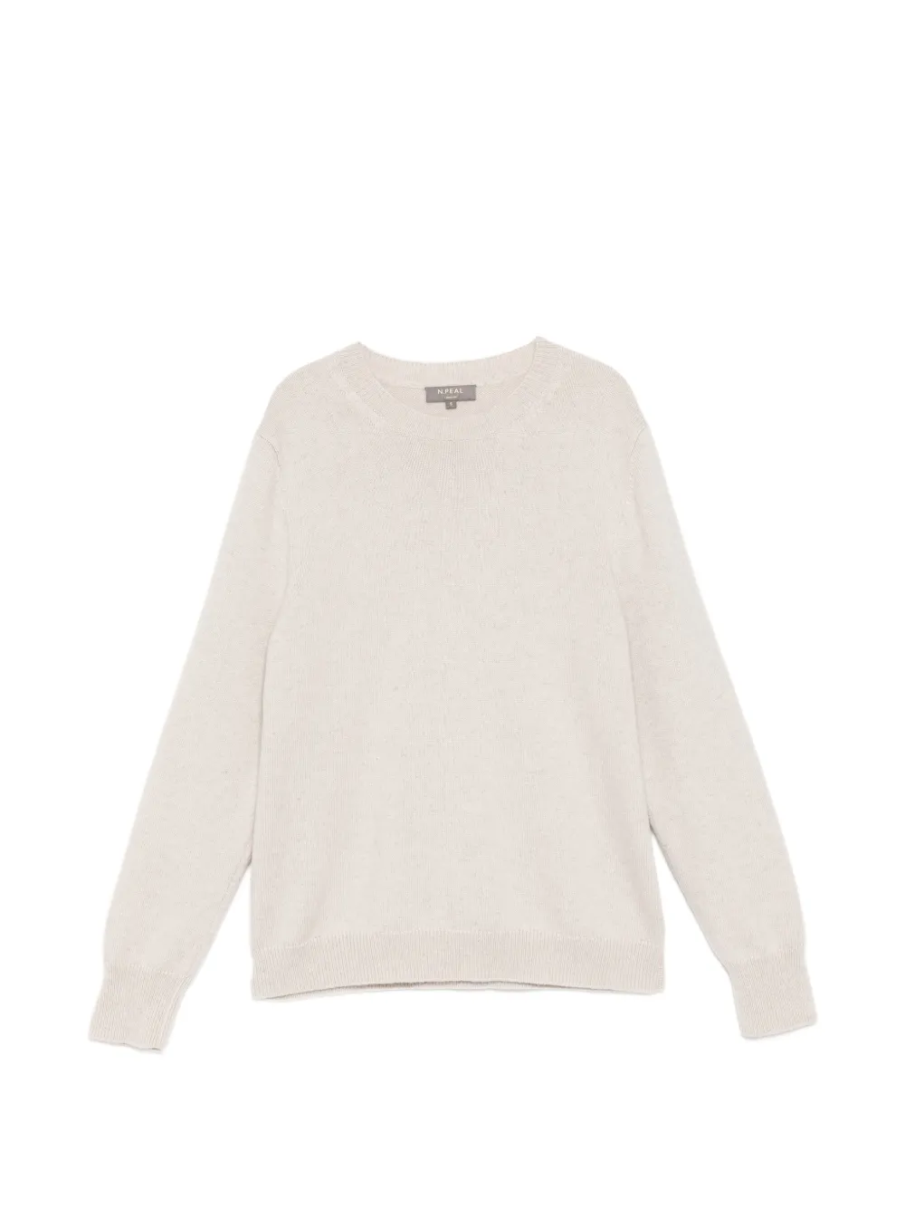 N.Peal crew-neck cashmere top