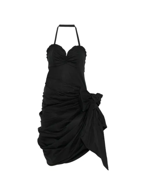 Chloé Vestido assimétrico com detalhe franzido