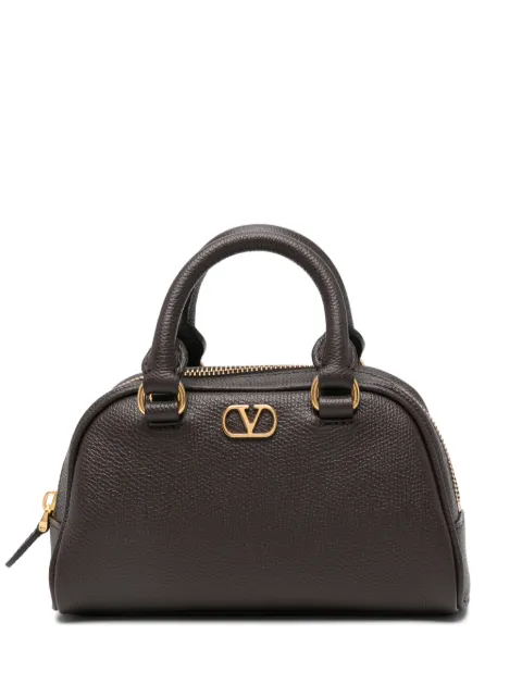 Valentino Garavani mini VLogo signature Bowling bag in grainy calfskin