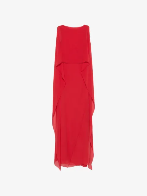 Cortana Galea cape-style draped maxi dress