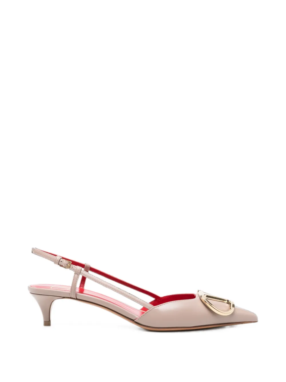 Valentino Garavani VLogo Signature slingback pumps Roze