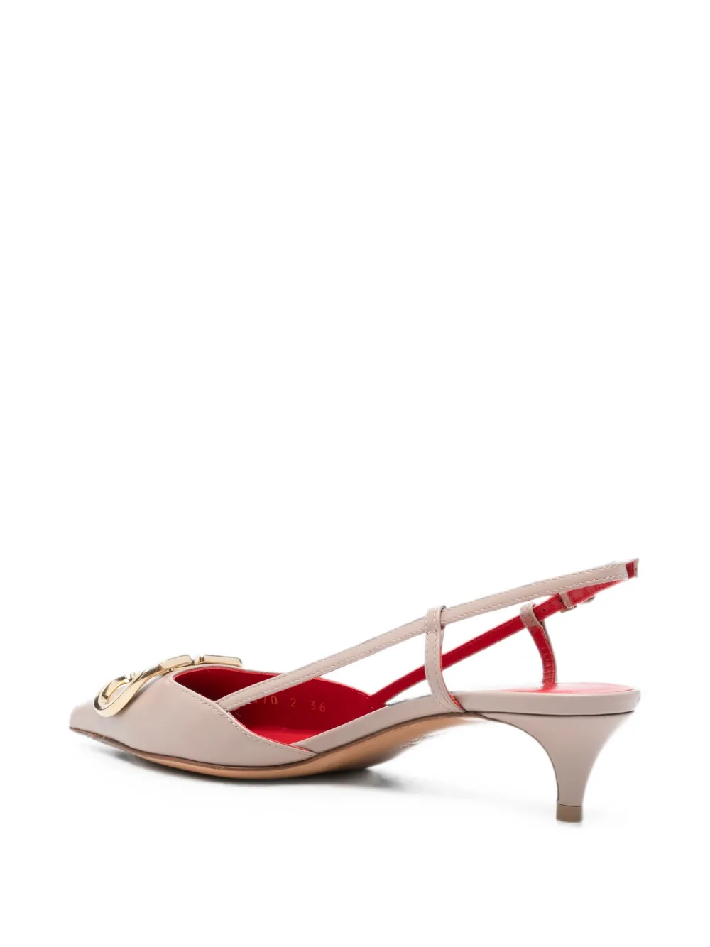 Valentino Garavani VLogo Signature slingback pumps Roze