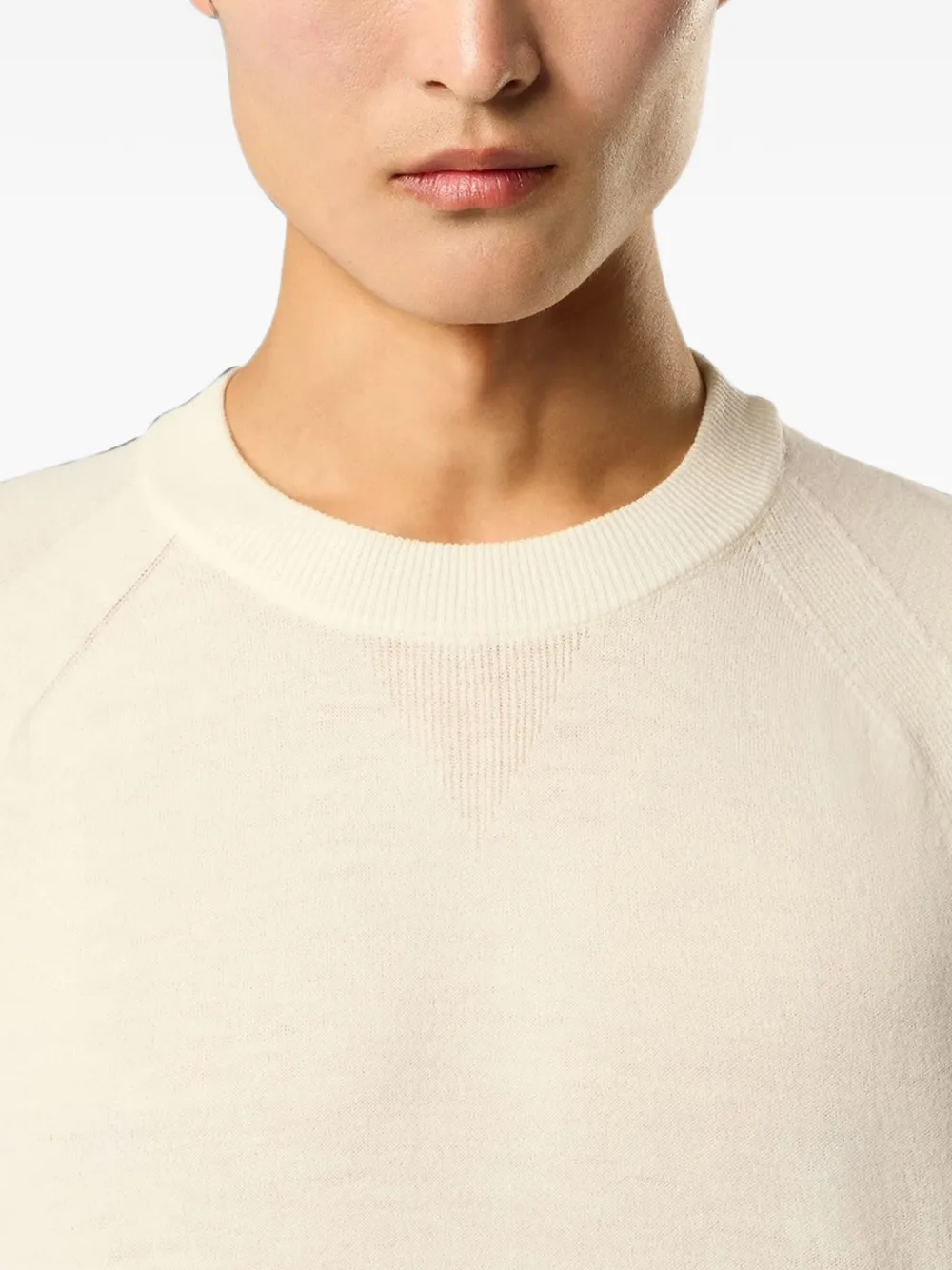 Stone Island Trui met logopatch Beige