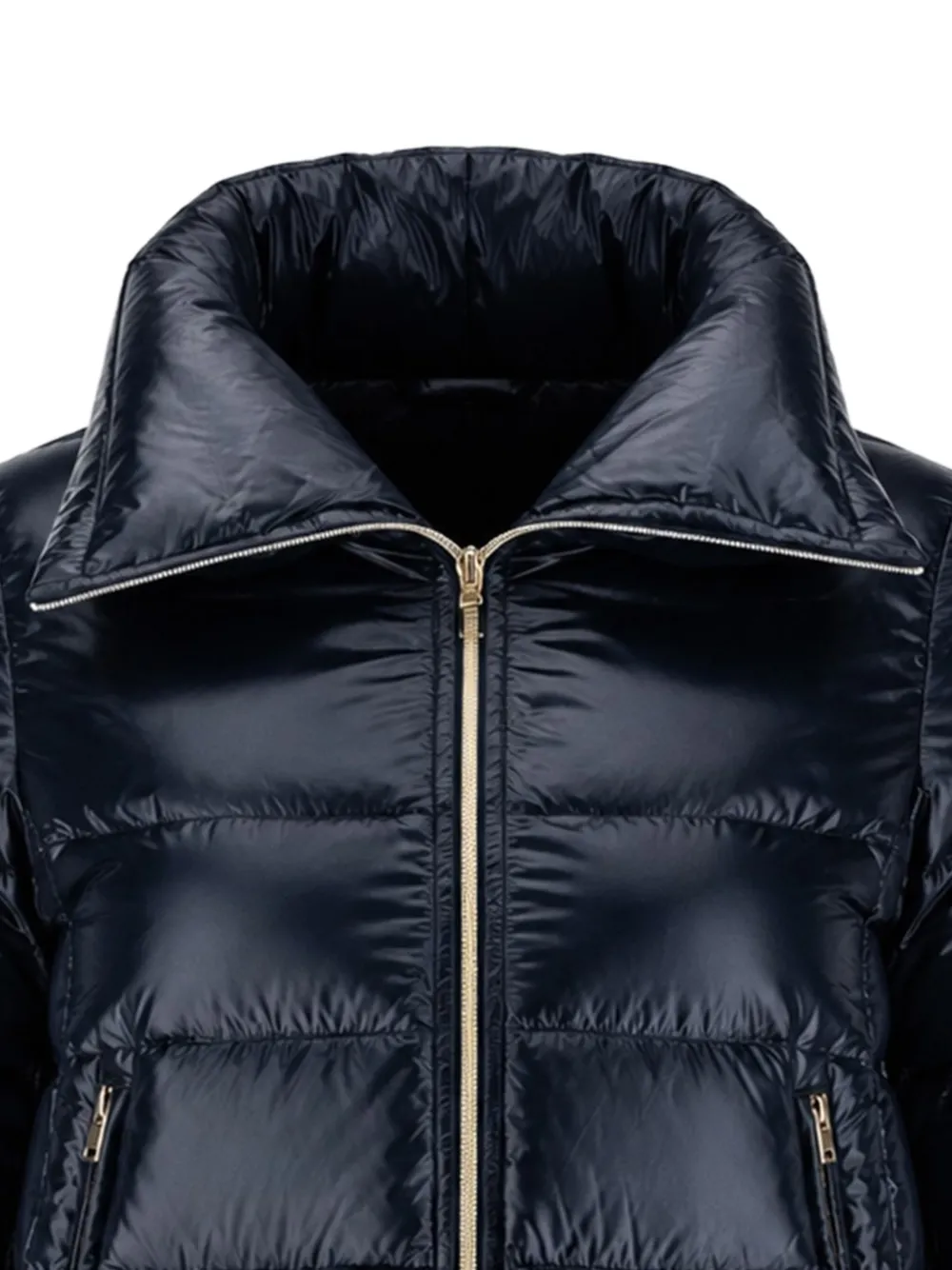 Herno CLEOFE quilted high-neck jacket Blauw