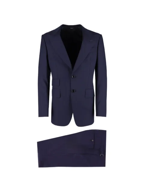 TOM FORD peak-lapel single-breasted suit