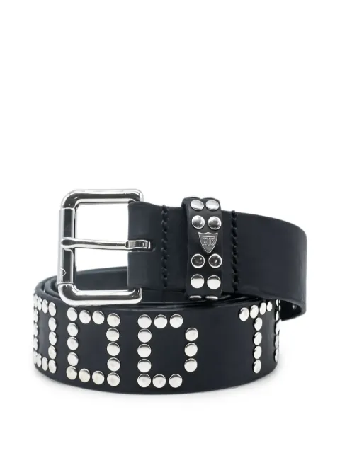Htc Los Angeles Hollywood stud-embellished leather belt