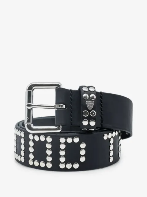 Htc Los Angeles Hollywood stud-embellished leather belt