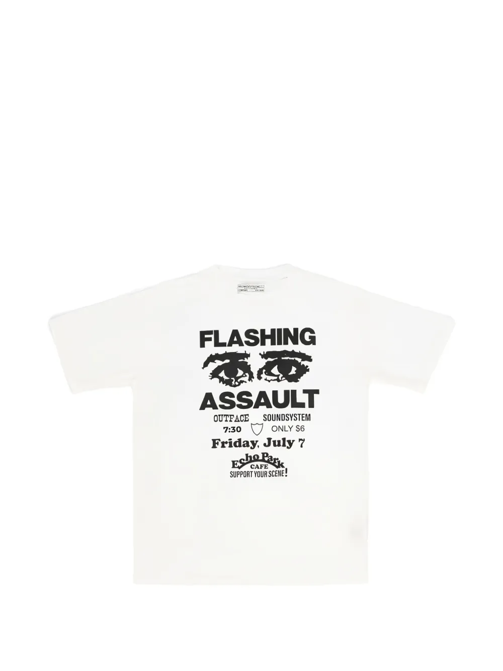Htc Los Angeles printed cotton T-shirt - Bianco