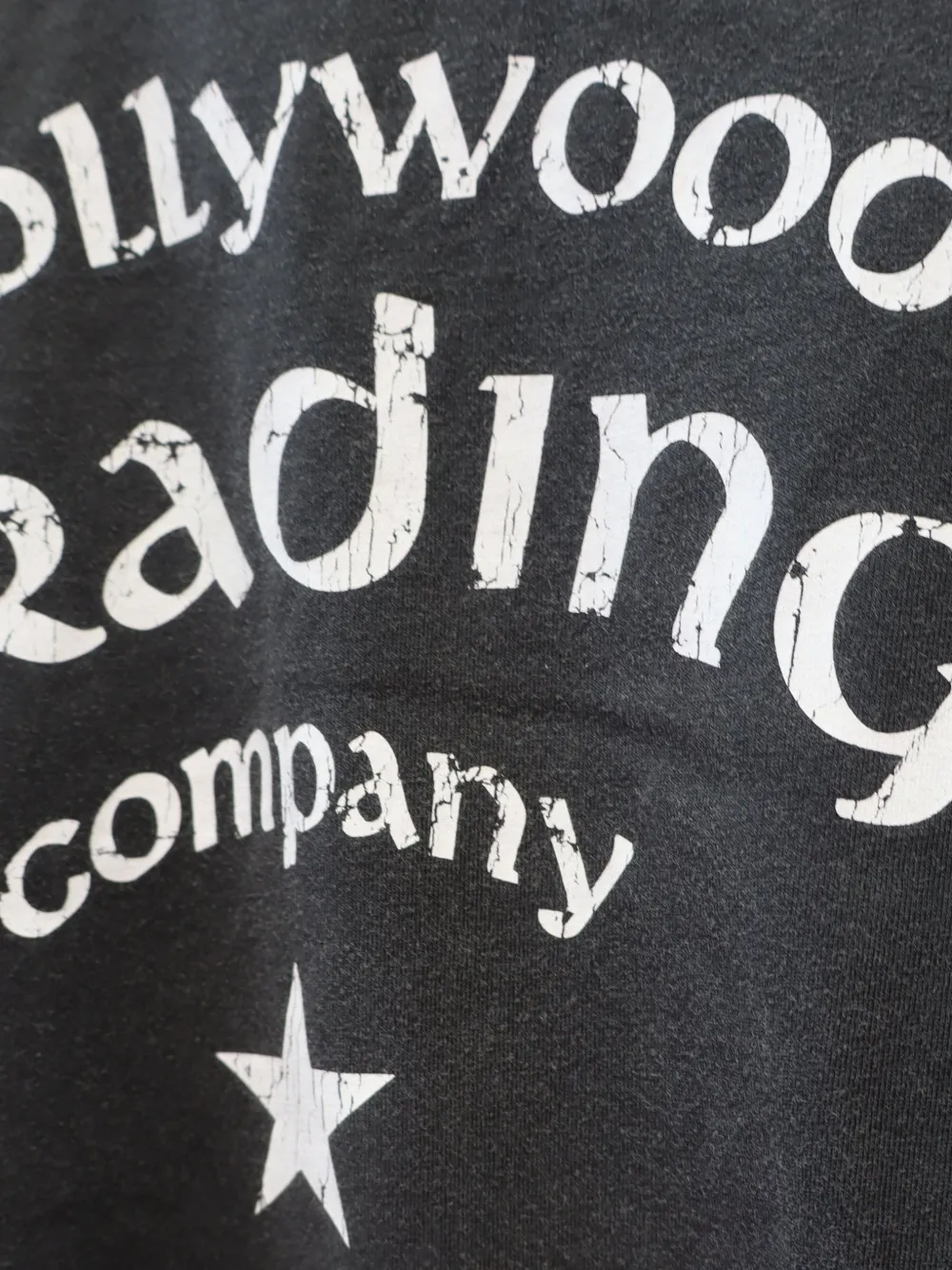 Htc Los Angeles T-shirt met logo-print en ster-patroon Zwart