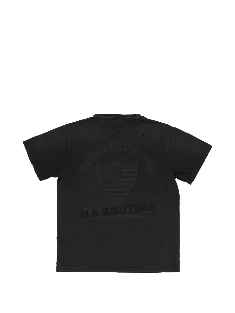 Htc Los Angeles Eagle gerafeld T-shirt met print Zwart