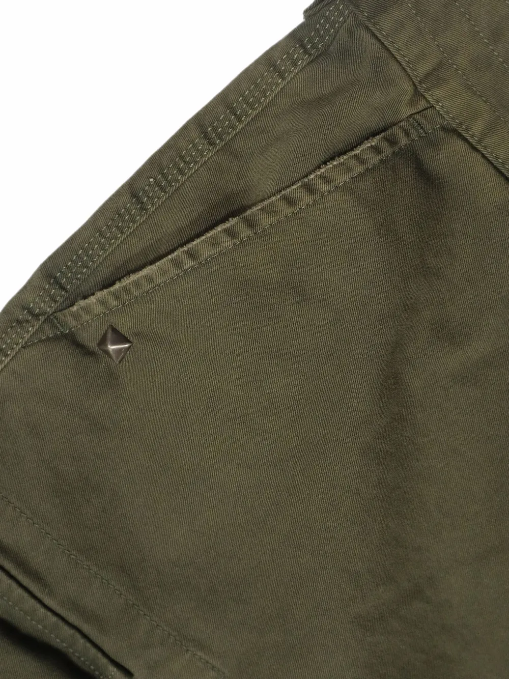 Htc Los Angeles Cargo shorts met riemlussen Groen