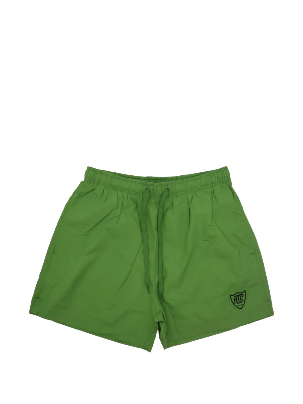 Htc Los Angeles logo-patch drawstring swim shorts - Verde
