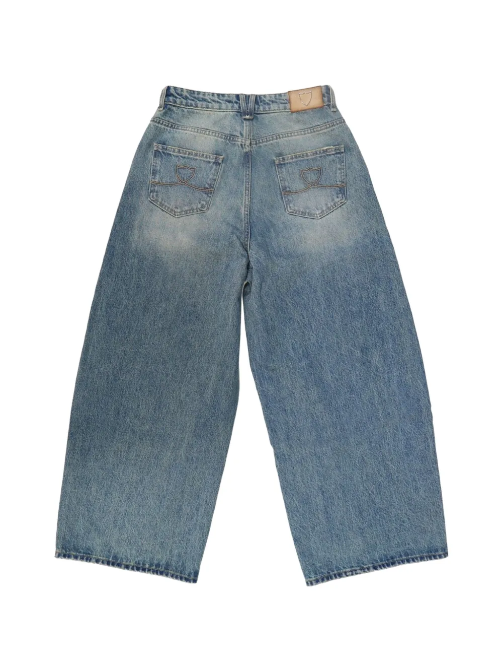 Htc Los Angeles Jeans met wijde pijpen Blauw