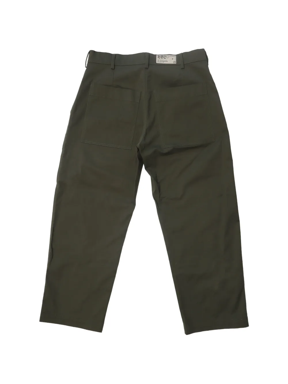 Htc Los Angeles Baggy broek verfraaid met studs Groen