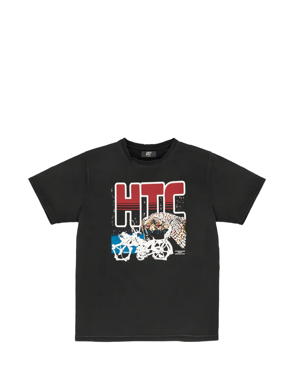 Htc Los Angeles logo-print cotton T-shirt - Nero