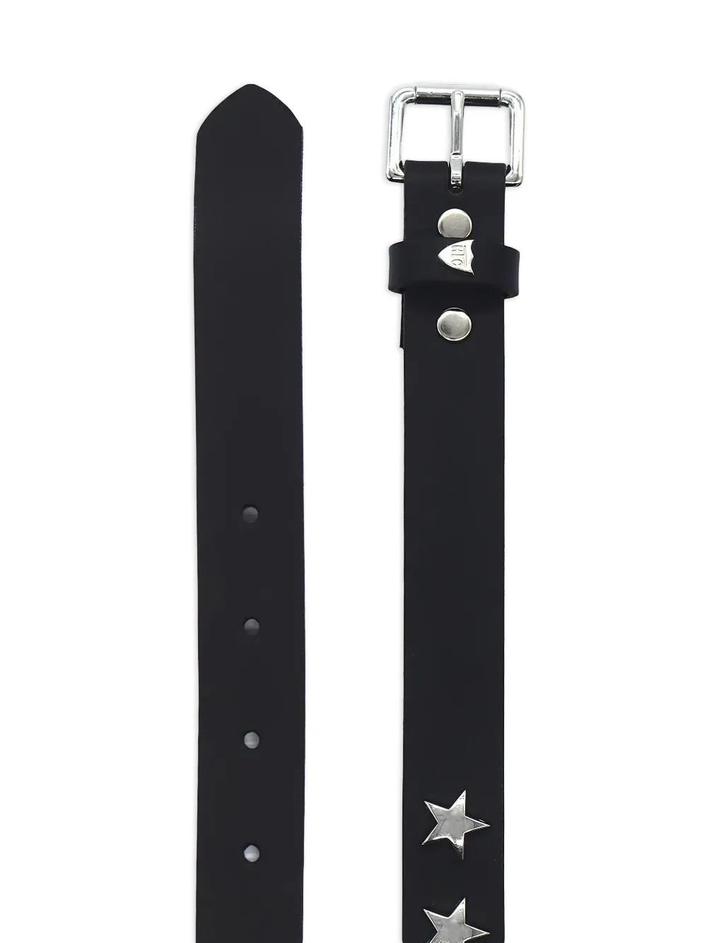 Htc Los Angeles Walk Of Fame riem met stervormige studs Zwart