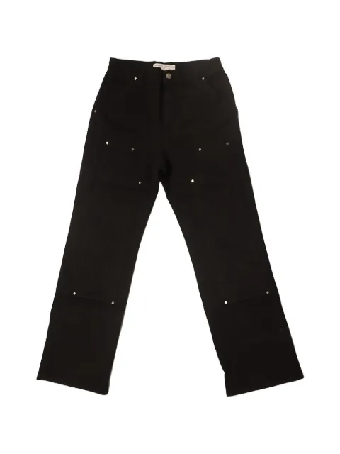 Htc Los Angeles stud-embellished carpenter trousers