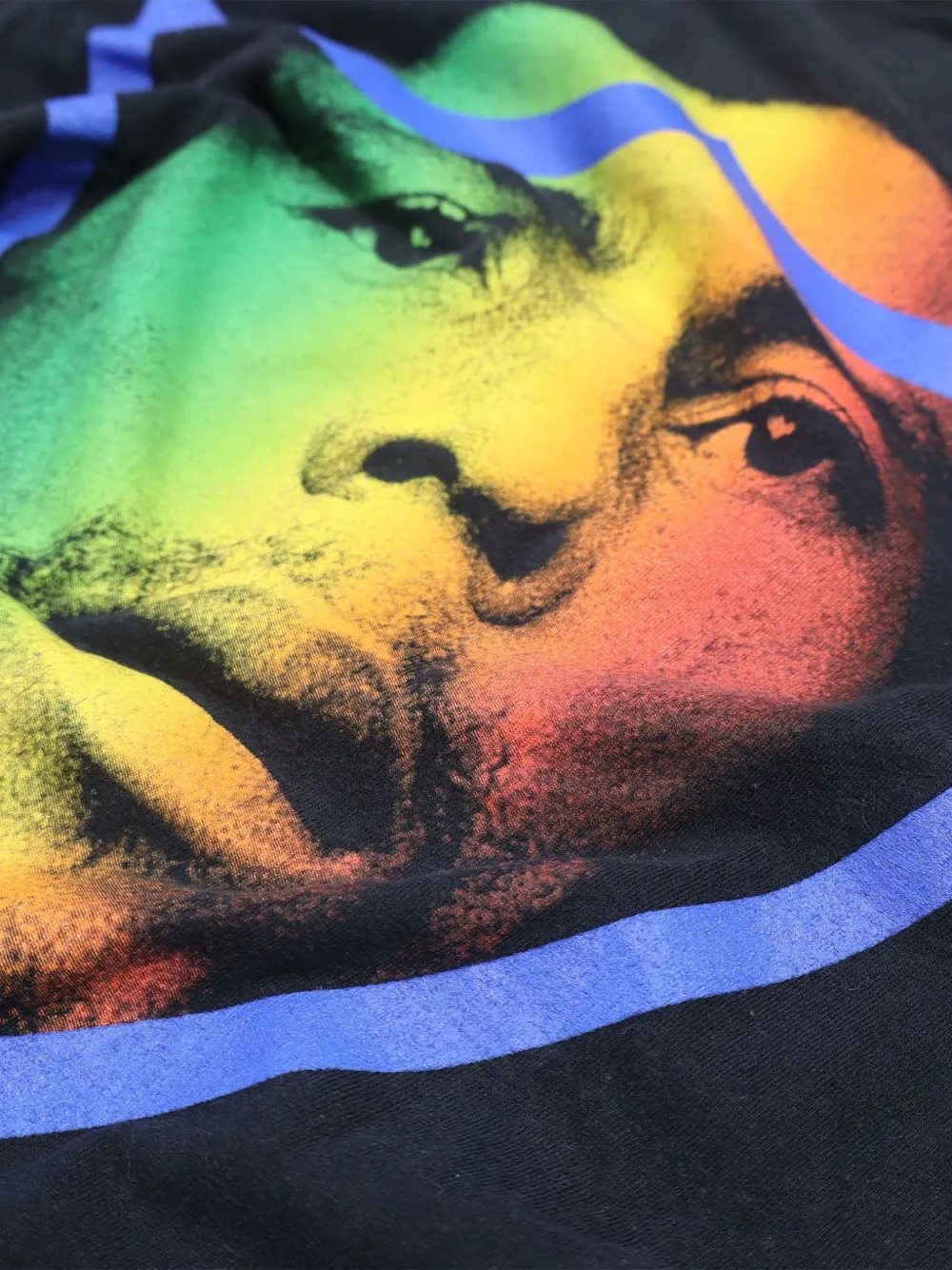 Htc Los Angeles Bob Marley Face T-shirt met grafische print Zwart