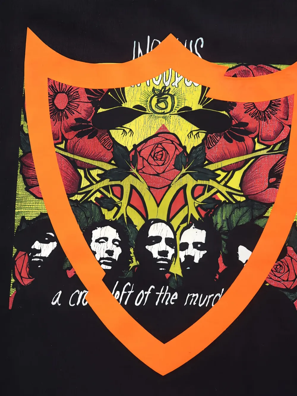 Htc Los Angeles Incubus T-shirt met print Zwart