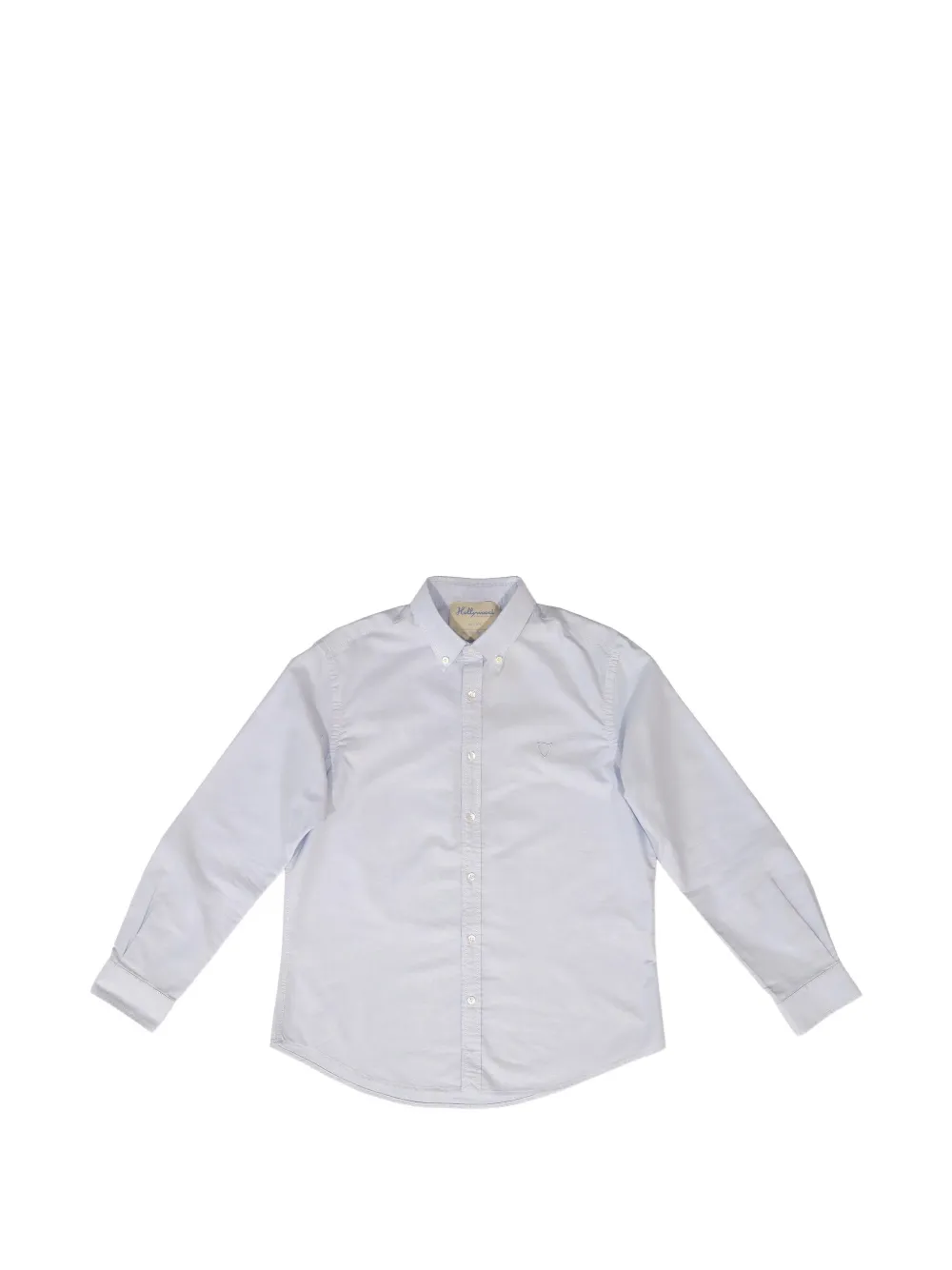 Htc Los Angeles logo-embroidered Oxford shirt - Blu
