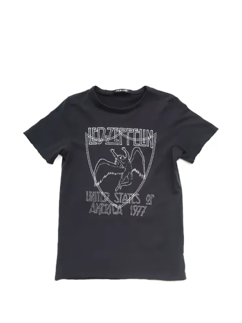 Htc Los Angeles Zeppelin Lux studded graphic-print T-shirt