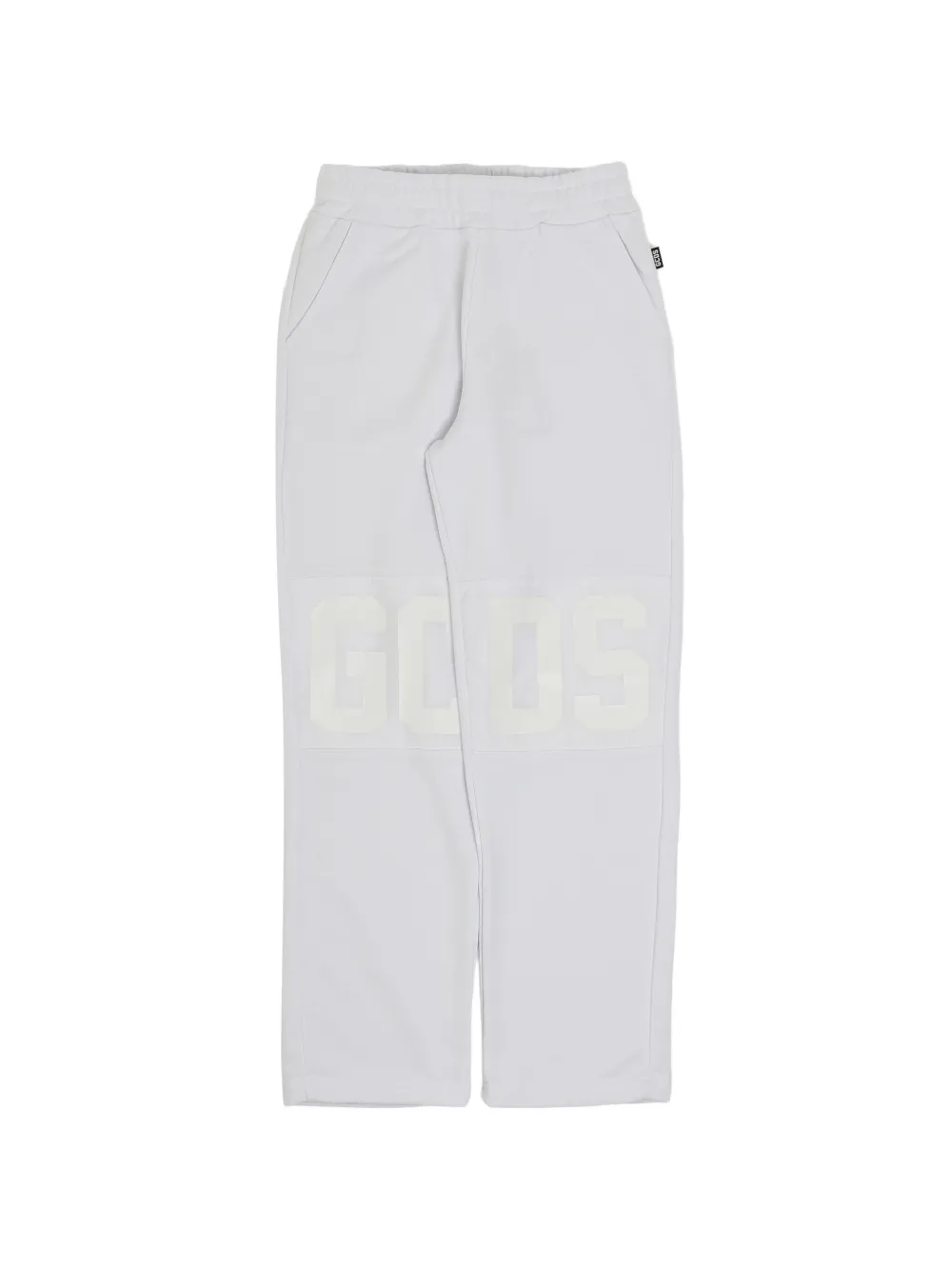 Gcds Kids logo-print track pants - Bianco
