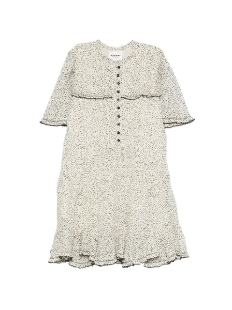 MARANT ÉTOILE Daynia polka-dot ruffled mini dress