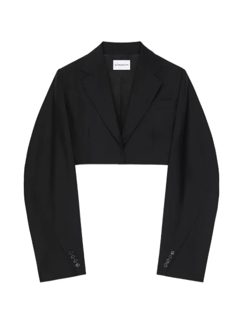 Givenchy cocoon-sleeve crop jacket
